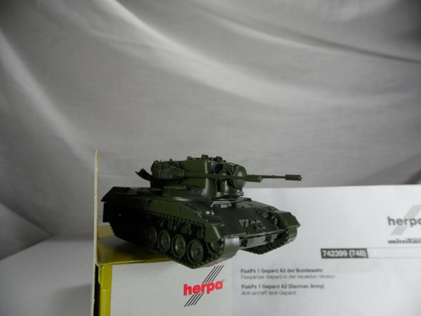 ht369, Roco / Herpa Minitanks 742399 Flakpanzer Gepard 1 A2 1:87 NEU/NEW