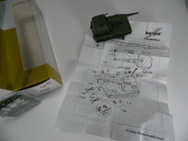 ht207, Roco / Herpa 744836 M578 recovery tank Bergepanzer / Minitanks NEUWARE 1:87 H0