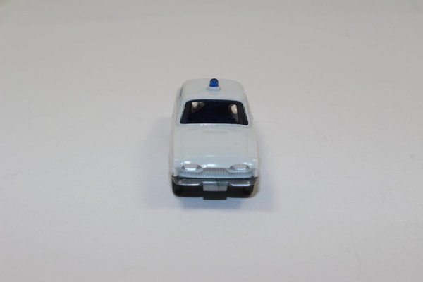 w1259,  Alter WIKING Ford 17m / Badewanne Polizeiwagen Polizei / 60er Jahre CS 1083 / GK 1040 12 TOP