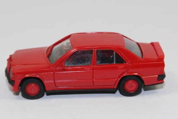 hg1035, Alter Herpa MB Mercedes Benz 190E 2.3-16 in rot 1:87 / H0