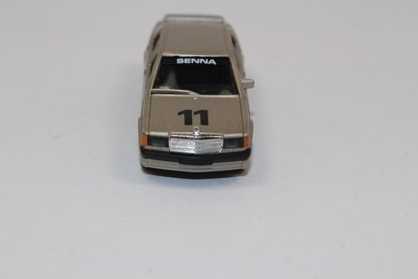 hg1038, Alter Herpa MB Mercedes Benz 190E 2.3-16 Senna #11 Mercedes Benz Museum 1:87 / H0