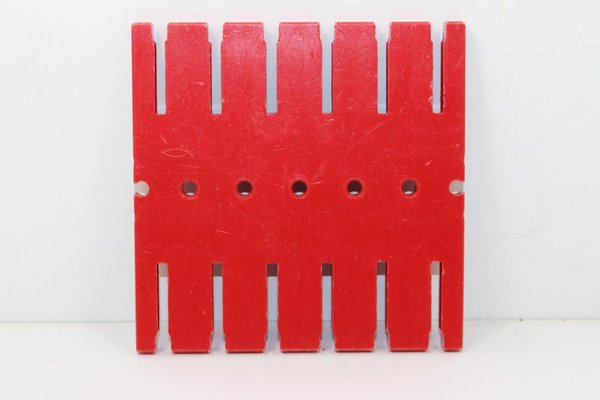 31002 (16) Fischertechnik Grundplatte 90x90x5,5 mm rot