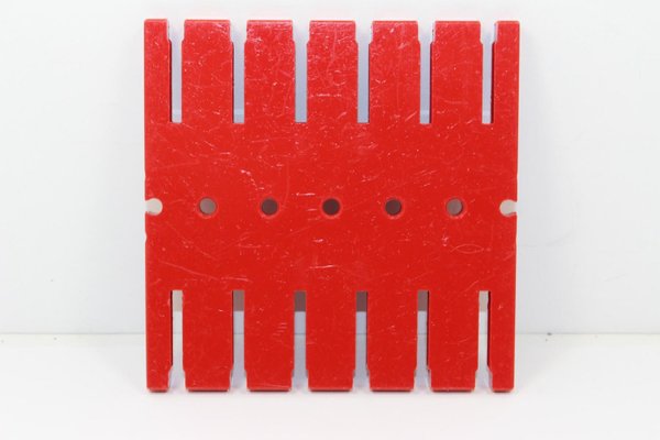 31002 (18) Fischertechnik Grundplatte 90x90x5,5 mm rot