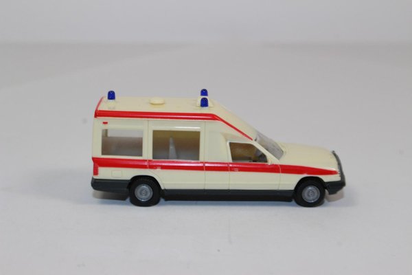 hg1190, Alter Herpa MB Mercedes Benz Miesen Bonna 124 Krankenwagen hell beige OVP 1:87 / H0