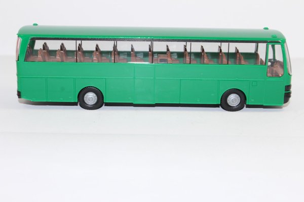 bu4066, Alter Herpa BUS Omnibus Reisebus Kässbohrer Setra S 215 HD Polizei grün TOP OVP 1:87 142854