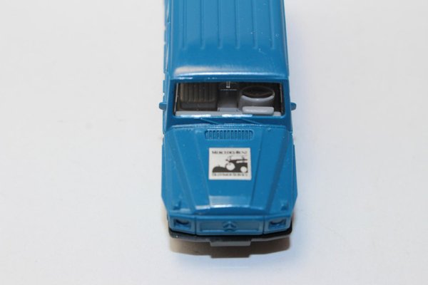 wm1317, Alter WIKING MB Mercedes Benz 230 GE Werbemodell Blau aus Set TOP