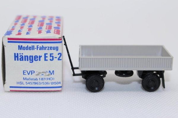 dm1400, Alter ESPEWE / VEB Berlinplast ex. DDR Anhänger Hänger E5-2 TOP OVP 1:87 / H0