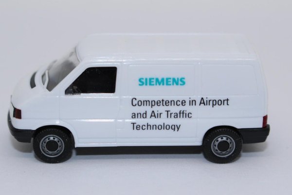 wr2450, TOP RAR Alter Herpa VW T4 Bus Kastenwagen Siemens Competence in Airport.. Werbemodell Neuwe.