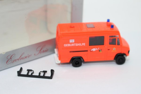 SCC287, TOP RAR Alter Herpa MB 609 D T2 Geburtshilfe Berliner Feuerwehr SOSE TOP OVP 1:87 / H0